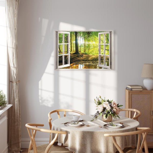 Quadro - Window: View on Forest