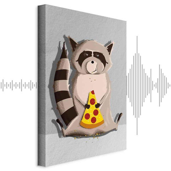 Quadro - Gourmand Raccoon (1 Part) Vertical