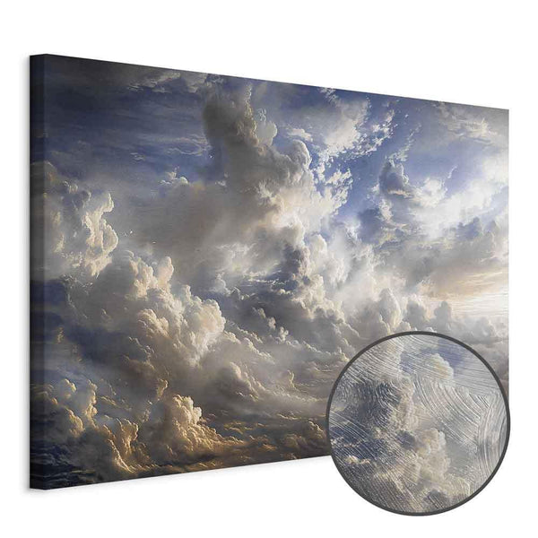 Quadro - Golden Reflections on Clouds Foretelling Dusk
