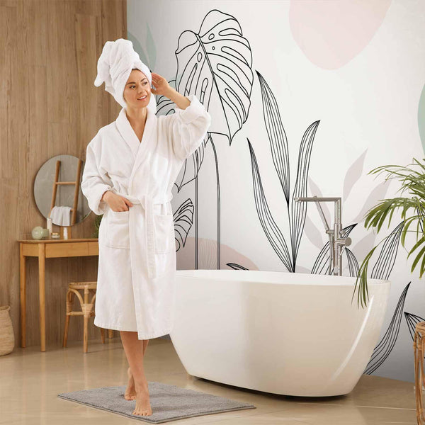 Carta da parati - Leaves in Pastels