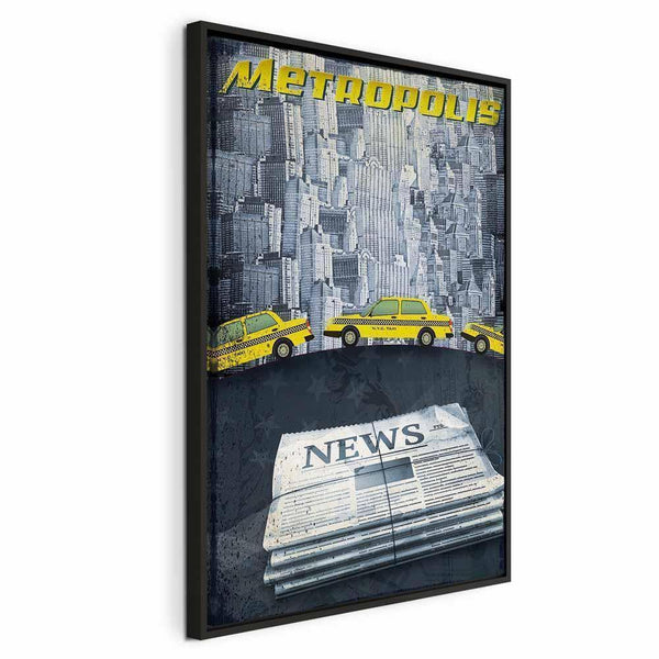 Quadro - Metropolis (1 Part) Vertical