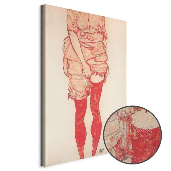 Quadro - Egon Schiele – Standing Woman in Red