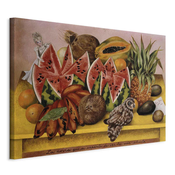 Quadro - Frida Kahlo – A Bride Frightened at the Sight of Life Opened
