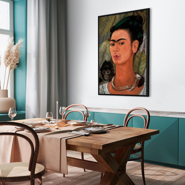 Quadro - Frida Kahlo – Self-Portrait with Monkey