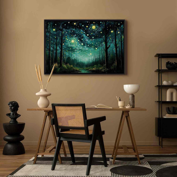 Quadro - Starry night - a contemporary version of Van Gogh's night sky