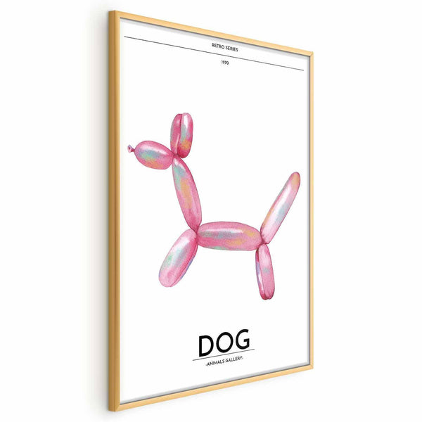 Poster - Holo-Dog - Colorful Retro Dog
