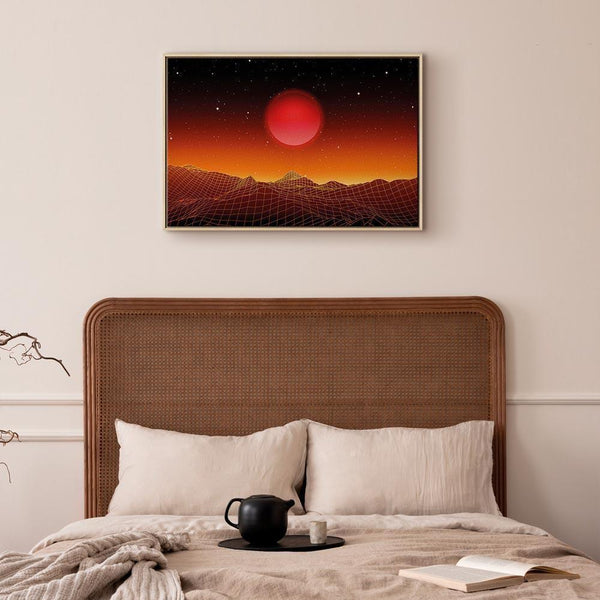 Quadro - Futuristic landscape (1 Part) Wide