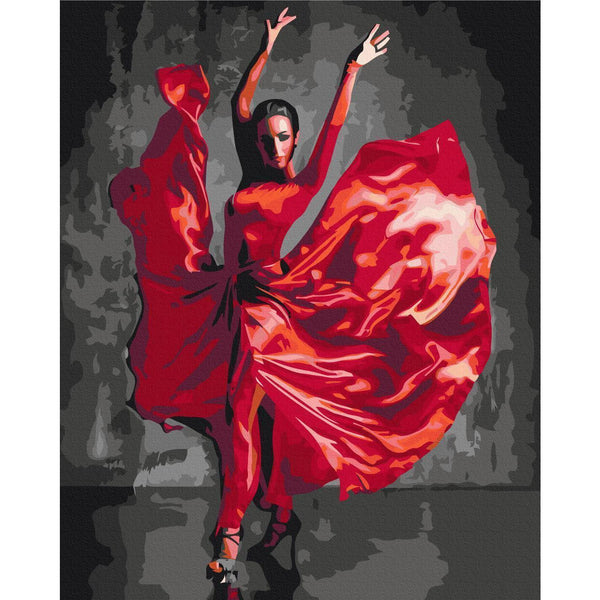 Quadro fai da te - Red Dress