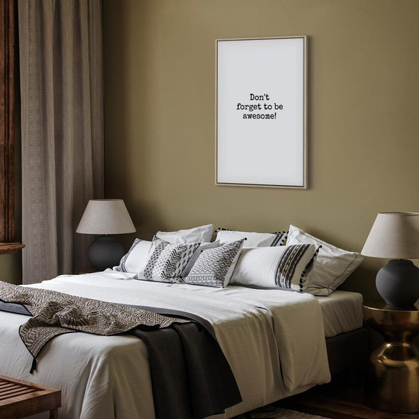 Quadro - Don't Forget to Be Awesome! (1 Part) Vertical