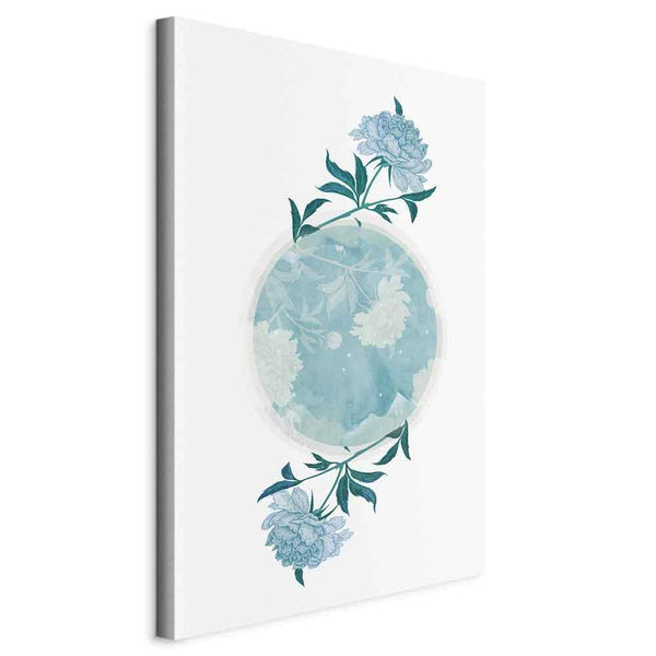 Quadro - Floral Planet (1 Part) Vertical