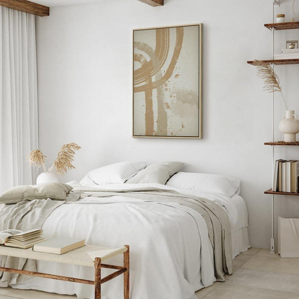 Quadro - Beige Minimalism (1 Part) Vertical