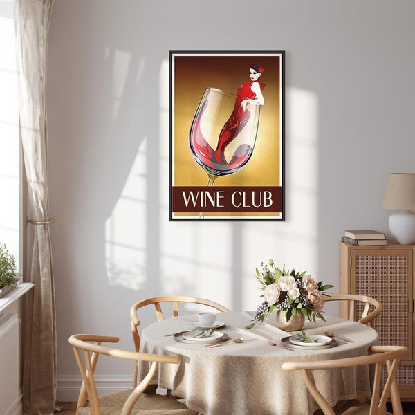 Quadro - Wine Club (1 Part) Vertical