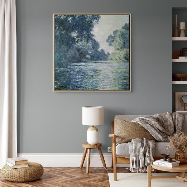 Quadro - Claude Monet – A Stretch of the Seine near Giverny