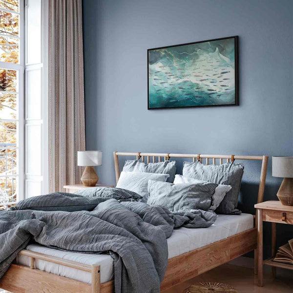 Quadro - School of small fish