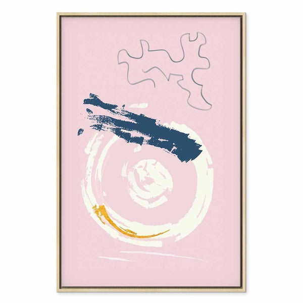 Quadro - Pink Accent (1 Part) Vertical