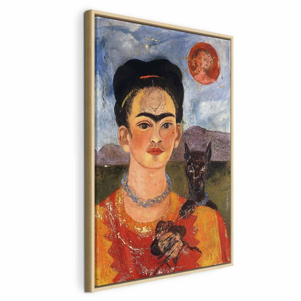 Quadro - Frida Kahlo – Self-Portrait with Diego on My Breast