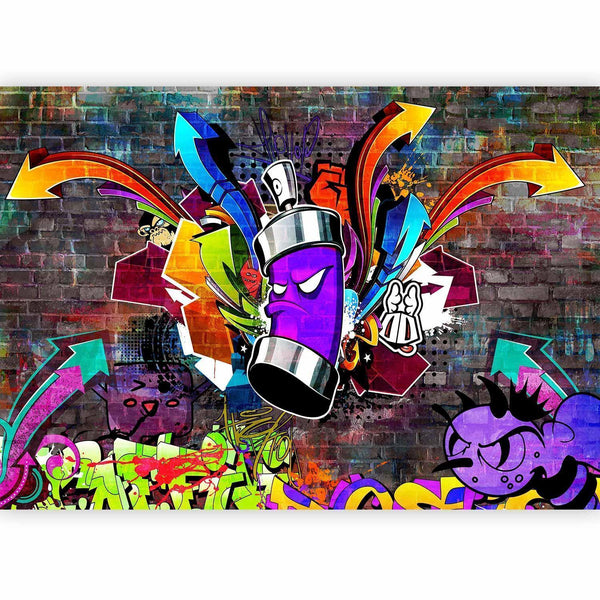 Carta da parati - Graffiti: Colourful attack