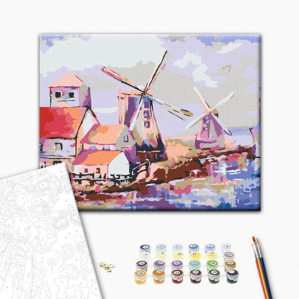 Quadro fai da te - Windmills (Landscape)