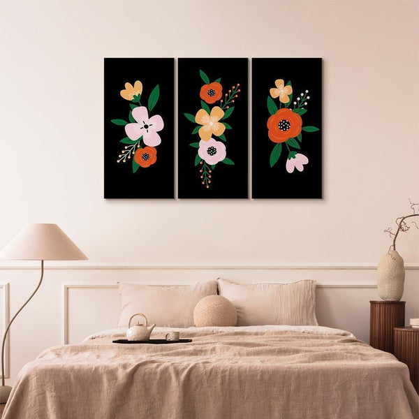 Quadro - Colorful Bloom (3 Parts)