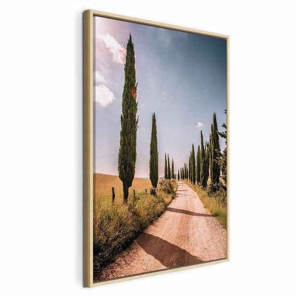 Quadro - Italian cypresses (1 Part) Vertical