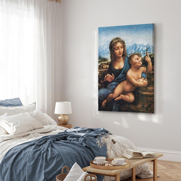 Quadro - Leonardo da Vinci – Madonna With a Distaff