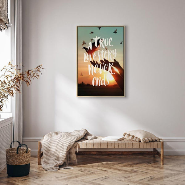 Quadro - A True Love Story Never Ends (1 Part) Vertical