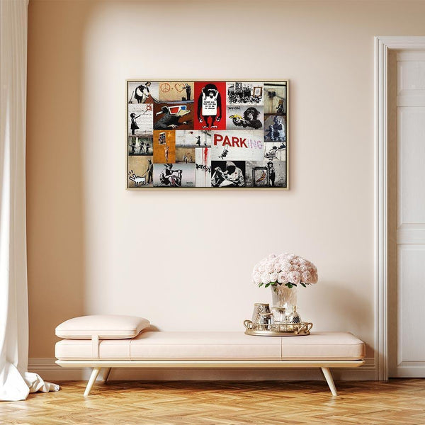 Quadro - Banksy - collage