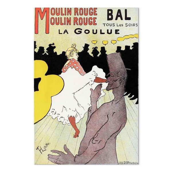 Quadro - Henri de Toulouse-Lautrec – Moulin Rouge – La Goulue