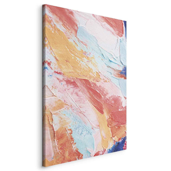 Quadro - Spring Shades - A Colorful Mix of Warm and Cool Tones on Canvas