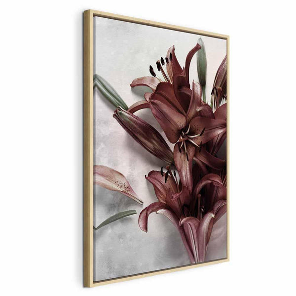 Quadro - Floral Form (1 Part) Vertical