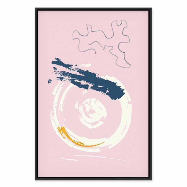 Quadro - Pink Accent (1 Part) Vertical