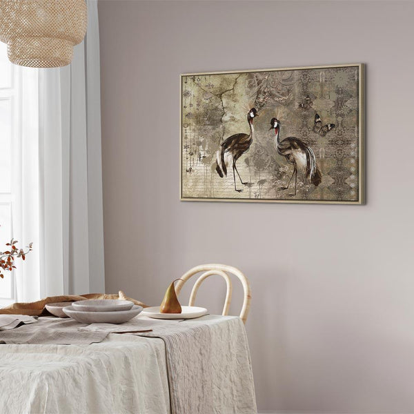 Quadro - Retro Cranes (1 Part) Wide