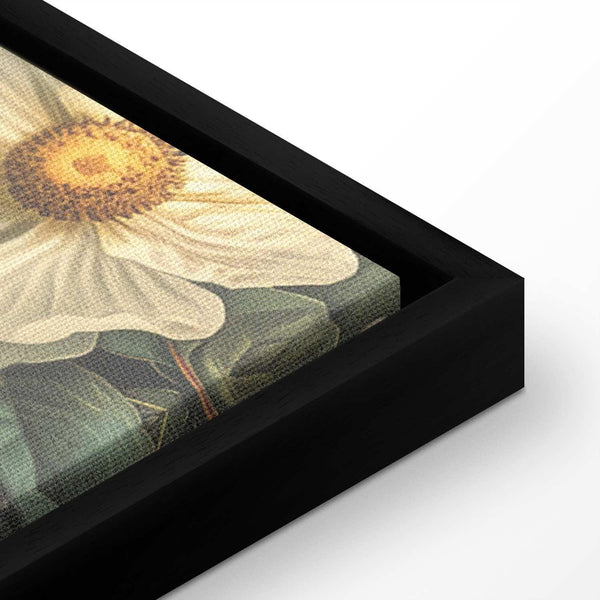 Quadro - Flowers, birds and butterflies – vintage-style illustration