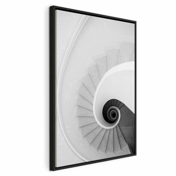 Quadro - White Stairs (1 Part) Vertical