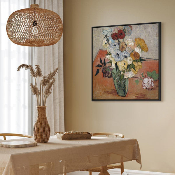 Quadro - Vincent Van Gogh – Stilllife with Japanese vase, roses and anemones