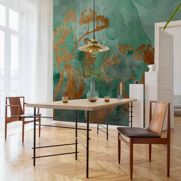 Carta da parati - Copper Ginkgo