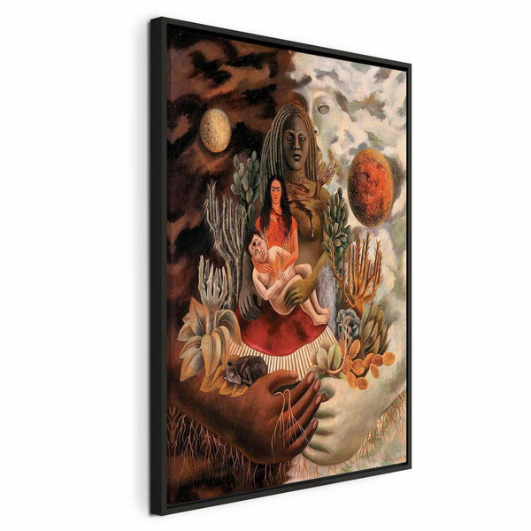 Quadro - Frida Kahlo – The Love Embrace of the Universe, the Earth (Mexico), Myself, Diego, and Señor Xolotl