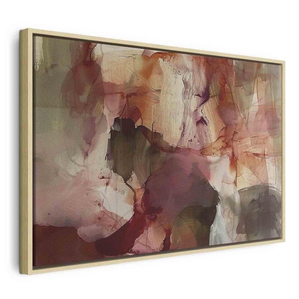 Quadro - Spring composition – transparencies and forms in watercolor style