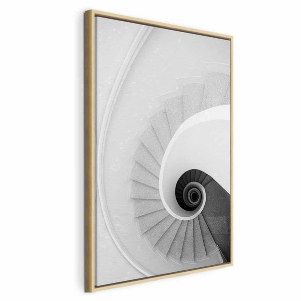 Quadro - White Stairs (1 Part) Vertical