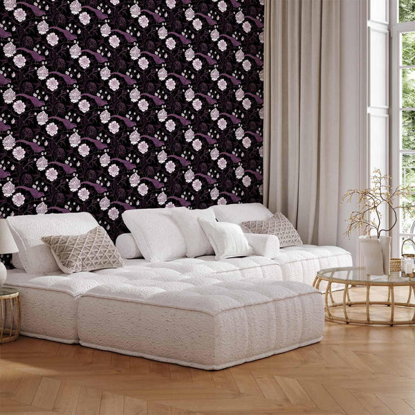 Tappezzeria murale - Peonies and pheasants