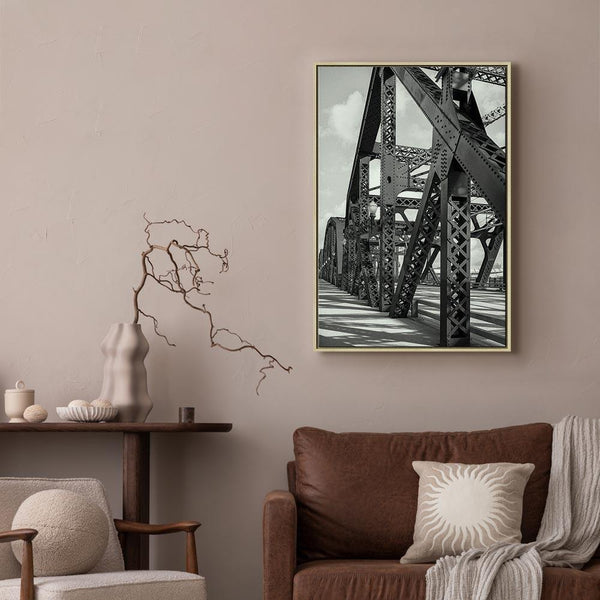 Quadro - Bridge at Morning (1 Part) Vertical