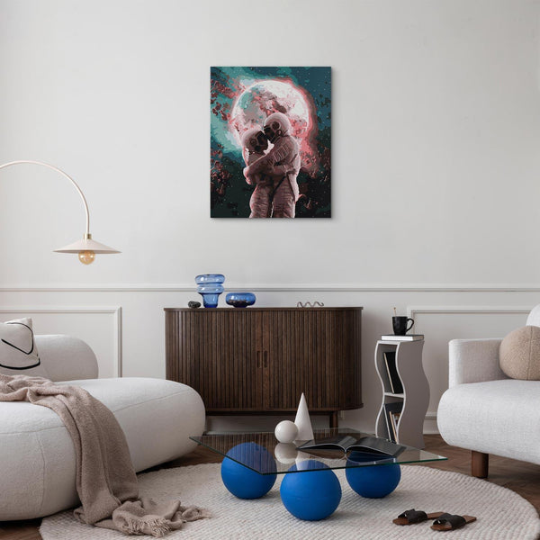 Quadro fai da te - To the moon and back
