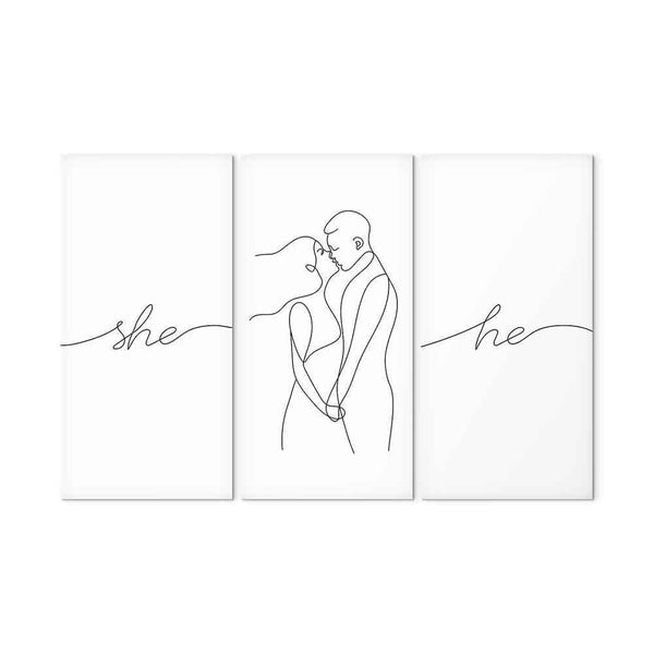 Quadro - Love Triptych (3 Parts)