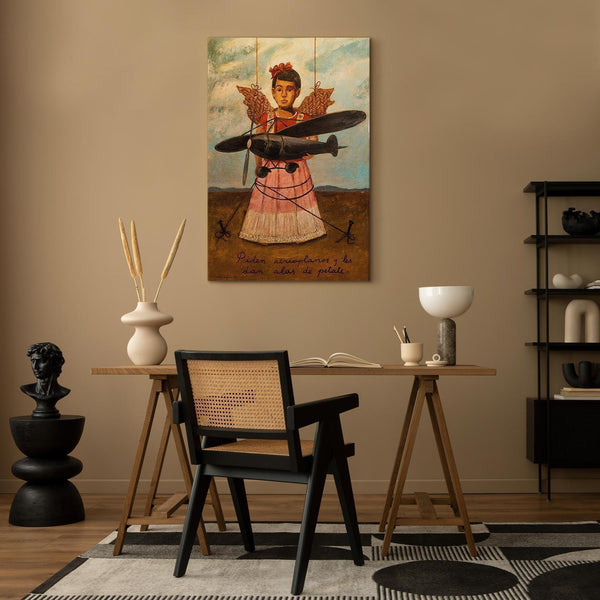 Quadro - Frida Kahlo – They Asked for Planes and Got Straw Wings