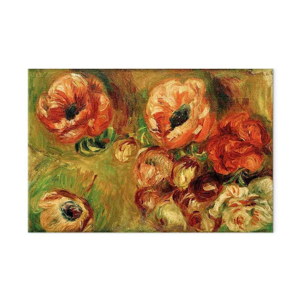 Quadro - Pierre-Auguste Renoir – Les Anémones
