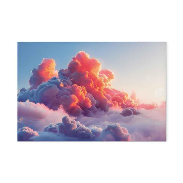Quadro - Twilight Spectacle: Clouds in Shades of Pink and Violet