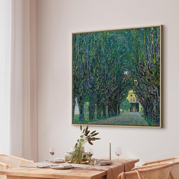 Quadro - Gustav Klimt – Avenue in the Park of Schloss Kammer