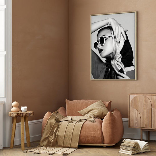 Quadro - Stylish Lady (1 Part) Vertical