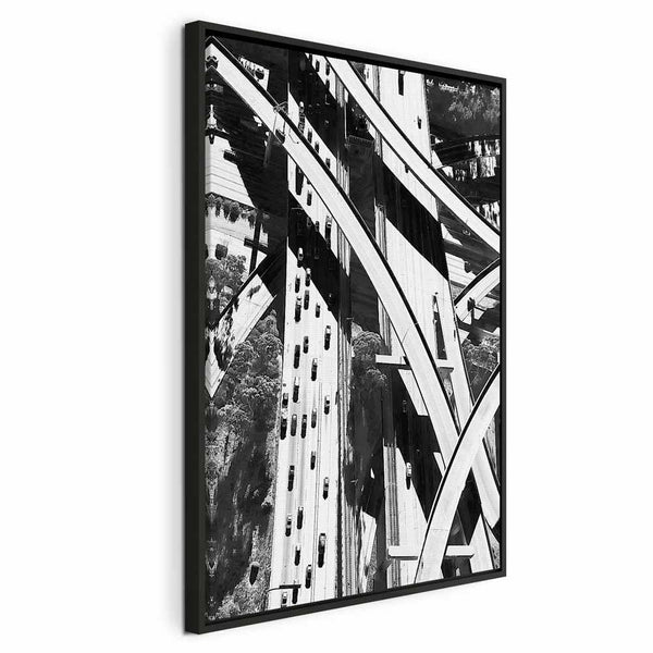 Quadro - City Geometry (1 Part) Vertical
