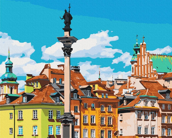 Quadro fai da te - Castle Square in Warsaw